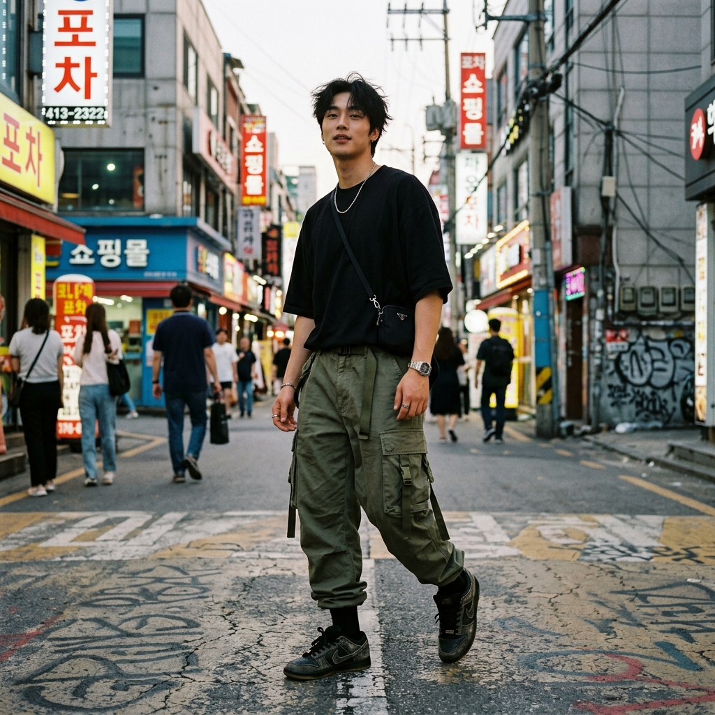 Seoul Street Style - Oversize T-Shirt by Neuf & Co.