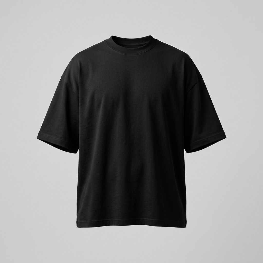 Oversize Tee - Jet Black - Oversize T-Shirt by Neuf & Co.